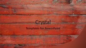 Presentation with old wood - Presentation design consisting of painted old wooden wall red background and a red colored foreground