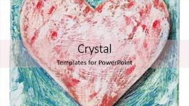  Presentation with shape heart - Audience pleasing theme consisting of painted on wood heart shape backdrop and a lemonade colored foreground