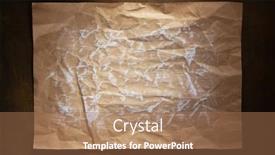  Presentation with craft - Presentation theme having painted-paper-background-texture background and a coral colored foreground