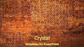  Presentation with dark building - Slide deck having abandonned building - abstract weathered texture of stained background and a red colored foreground