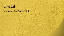 Presentation with yellow - Slide deck featuring painted stucco wall on burano background and a yellow colored foreground