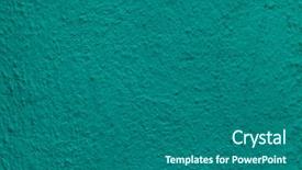  Presentation with green lagoon - Presentation theme with painted stucco wall on burano background and a gray colored foreground