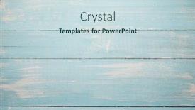  Presentation with light blue color - Slides with painted-wooden-strips-background background and a sky blue colored foreground