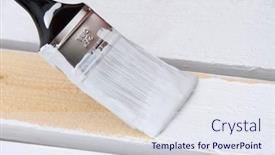  Presentation with wooden - Colorful slide set enhanced with painter-primes-the-wooden-slats backdrop and a sky blue colored foreground