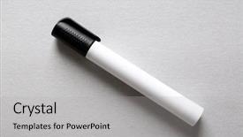  Presentation with light blue dna black - Cool new theme with painting company - black felt pen on light backdrop and a  colored foreground