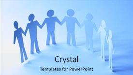  Presentation with paper - Amazing PPT layouts having painting company - paper team backdrop and a light blue colored foreground