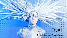  Presentation with futuristic - Presentation theme consisting of painting robot - shot of a futuristic young background and a  colored foreground