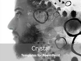 Paintography A Portrait Combined PPT template 49 | CrystalGraphics