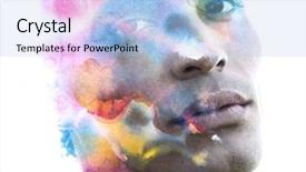  Presentation with artwork - Beautiful presentation featuring paintography blends in with original backdrop and a light blue colored foreground