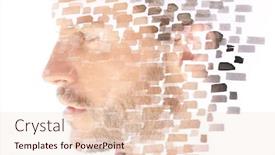  Presentation with behind curtain - Theme enhanced with paintography-double-exposure-close-up background and a lemonade colored foreground