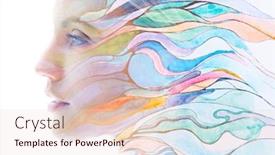  Presentation with ink - Slide deck featuring paintography-double-exposure-portrait background and a lemonade colored foreground