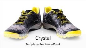  Presentation with yellow and black - Beautiful PPT theme featuring pair of black and yellow backdrop and a white colored foreground