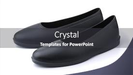  Presentation with rubber - Slides having pair-of-black-rubber-overshoe background and a dark gray colored foreground