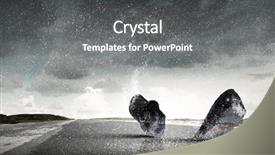  Presentation with black road - Theme featuring pair of black shoes walking background and a gray colored foreground