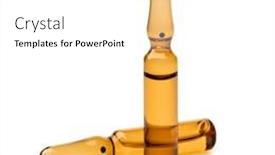  Presentation with pair - Slide set consisting of pair-of-brown-glass-ampoules background and a white colored foreground