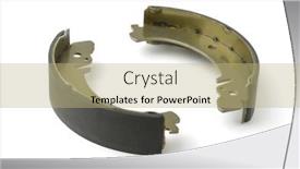  Presentation with car brake - PPT layouts enhanced with pair-of-car-drum-brake background and a coral colored foreground