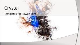  Presentation with dancing - Slides having pair of dancers dancing ballroom background and a  colored foreground