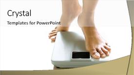  Presentation with weighing scale - Presentation theme with portrait of group of friends lying on sand on sunny day and having rest background and a coral colored foreground