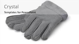  Presentation with pair - Slide deck having pair-of-gray-winter-warm background and a light gray colored foreground