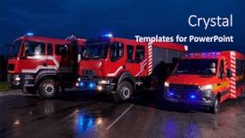  Presentation with illuminate - PPT theme having pair-of-highly-modern background and a navy blue colored foreground