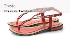  Presentation with pair - Amazing slide set having pair-of-leather-red-female backdrop and a white colored foreground