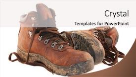  Presentation with hiking - Amazing PPT layouts having  backdrop and a  colored foreground