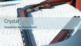  Presentation with guns - Theme with pair of over under skeet background and a  colored foreground