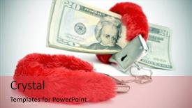  Presentation with sex - Slide set with pair of red sexy fluffy background and a red colored foreground