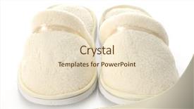  Presentation with fuzzy - Presentation theme with pair of women's fuzzy background and a lemonade colored foreground