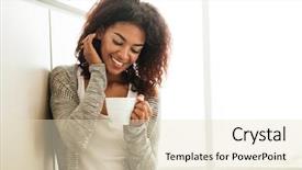  Presentation with tea cup - PPT layouts featuring pajamas with cup of tea background and a lemonade colored foreground