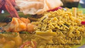  Presentation with rice - Cool new slides with pakistan restaurant - close up indian biryani rice backdrop and a gold colored foreground