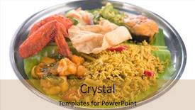  Presentation with rice - Beautiful slides featuring pakistan restaurant - full length indian biryani rice backdrop and a gold colored foreground