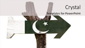  Presentation with pakistan flag - Amazing PPT layouts having pakistan wooden sign isolated backdrop and a light gray colored foreground