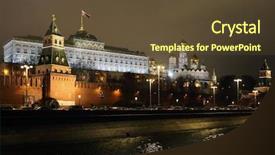  Presentation with chicago river walk urban - Beautiful slides featuring palace kremlin walls towers moskva backdrop and a tawny brown colored foreground
