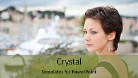  Presentation with festivals - PPT theme featuring palais des festivals in cannes background and a tawny brown colored foreground