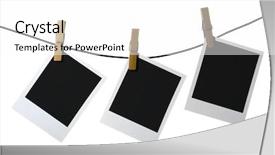  Presentation with rope - Cool new presentation with palaroid blank clothes-peg rope backdrop and a white colored foreground