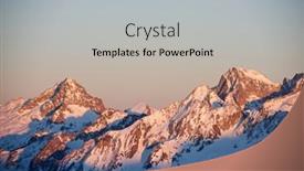  Presentation with sunset - Amazing presentation design having palas-and-balaitous-peak backdrop and a light gray colored foreground