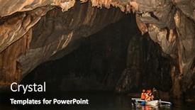  Presentation with palawan underground river - PPT theme with palawan-philippines-march-27-2016 background and a black colored foreground