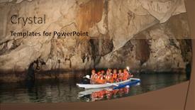  Presentation with palawan underground river - PPT layouts enhanced with palawan-philippines-march-27-2016 background and a coral colored foreground