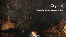  Presentation with palawan underground river - Slide deck featuring palawan-philippines-march-27-2016 background and a dark gray colored foreground