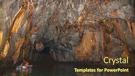  Presentation with palawan underground river - Beautiful PPT layouts featuring palawan-philippines-march-27-2016 backdrop and a tawny brown colored foreground