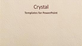  Presentation with texture of synthetic leather buff - PPT layouts having pale colors - vintage leather texture in nude background and a lemonade colored foreground