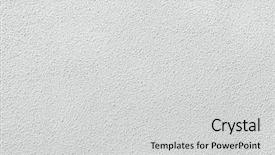  Presentation with wall - Audience pleasing slides consisting of pale colors - white painted stucco wall background backdrop and a light gray colored foreground