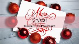  Presentation with bleached - PPT layouts having pale grey black red - merry christmas message against bleached background and a  colored foreground