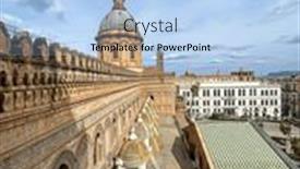  Presentation with roof - PPT layouts featuring palermo-cathedral-from-the-roof background and a light blue colored foreground