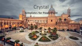  Presentation with italy - Presentation consisting of palermo-italy-at-the-palermo background and a light gray colored foreground