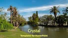  Presentation with recreation - Colorful theme enhanced with palermo park in argentina green backdrop and a tawny brown colored foreground