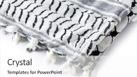  Presentation with muslim - Beautiful theme featuring palestine - muslim scarf on white background backdrop and a white colored foreground