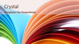  Presentation with art close up of professional - Presentation design with palette cmyk - colorful art paper close up background and a lemonade colored foreground