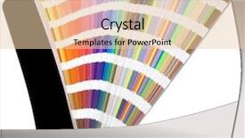  Presentation with printing industry - Colorful slides enhanced with palette guide for printing industry backdrop and a lemonade colored foreground